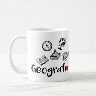 Caneca Profissão Geografia 325ml Koffiemok