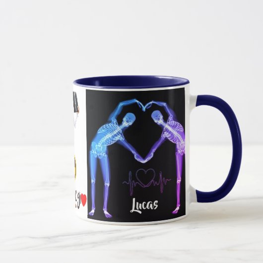 Caneca Profissão Radiologia Mok (Rechts)