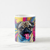 Caneca Pug Pop Art 01 Koffiemok (Center)