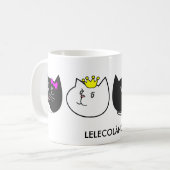 Caneca QUARTETO FELINO Koffiemok (Voorkant links)