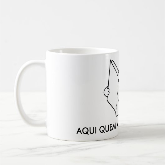 Caneca QUEM MANDA Koffiemok (Links)