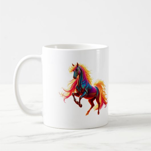 Caneca Rainbow Horse Koffiemok (Links)