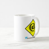 Caneca Respeite o Pedestre Arrombasse Koffiemok (Voorkant rechts)
