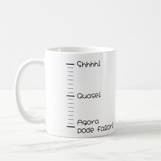 Caneca Shhhh! Koffiemok (Links)