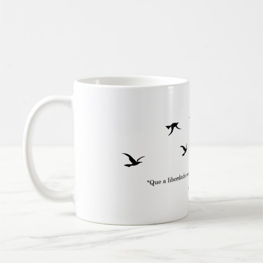 Caneca Simone de Beuavoir - Liberdade Koffiemok (Links)