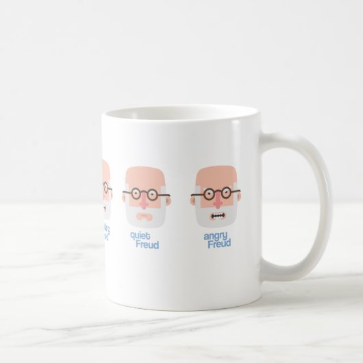 Caneca Smoking, quiet and Angry Freud Koffiemok (Rechts)