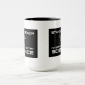 Caneca Stand Back ... try science Mok (Midden)