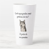 Caneca Superpoder de aposentar Latte Mok (Voorkant)
