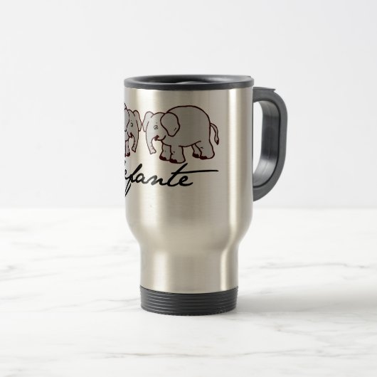 Caneca Térmica Banda Elefante Reisbeker (Voorkant rechts)