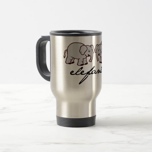 Caneca Térmica Banda Elefante Reisbeker (Voorkant links)