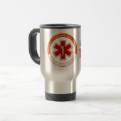 Caneca térmica logomarca SAMU 192 Reisbeker (Voorkant links)