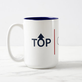 Caneca Top Capital Tweekleurige Koffiemok