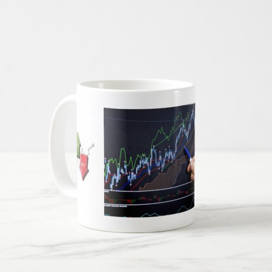 Caneca Trader BW Koffiemok (Voorkant links)