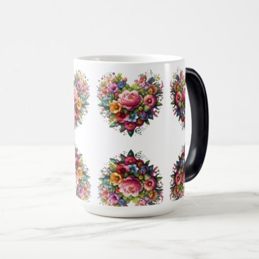 CANECA TRANSMUTAÇÃO - CORAÇÃO FLORES MAGISCHE MOK (Voorkant rechts)