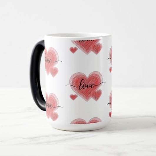 CANECA TRANSMUTAÇÃO - CORAÇÃO LOVE MAGISCHE MOK (Voorkant links)