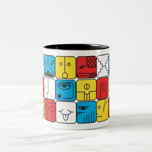 Caneca Tzolkin Kin 20 Selos Tweekleurige Koffiemok (Center)