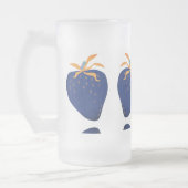 CANECA VIDRO FOSCO - DESIGN ABSTRATO MATGLAS BIERPUL (Links)