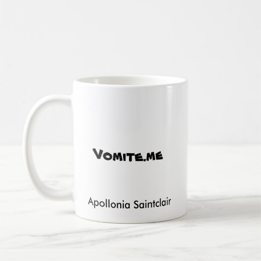 Caneca Vomite.me - Apollonia Saintclair Koffiemok (Links)