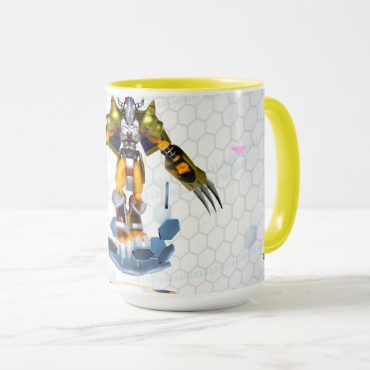 Caneca Wargreymon Shinka 444ml Mok (Voorkant rechts)
