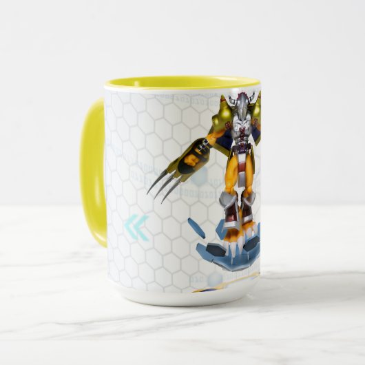 Caneca Wargreymon Shinka 444ml Mok (Voorkant links)