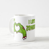 caneca Zombie Love Koffiemok (Voorkant links)
