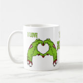 caneca Zombie Love Koffiemok (Links)