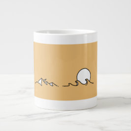 Canecas Specialty art minimalist sea summer Grote Koffiekop