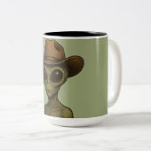 CANECAS  TWEEKLEURIGE KOFFIEMOK (Voorkant rechts)