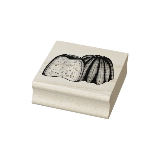 Canelé French Pastry Chef Pâtisserie Bakery Food Rubberstempel (Stempel)