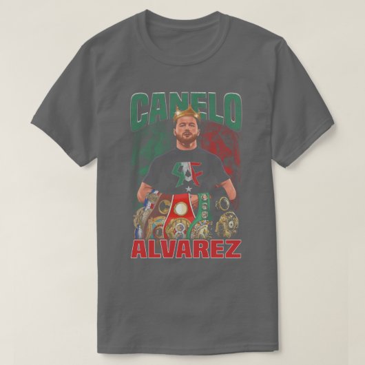 Canelo Alvarez Boxing King T-shirt (Design voorkant)