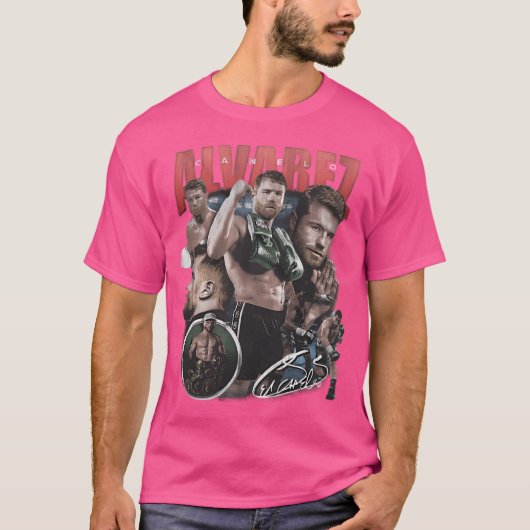 Canelo Alvarez onbetwiste kampioen T-shirt (Voorkant)