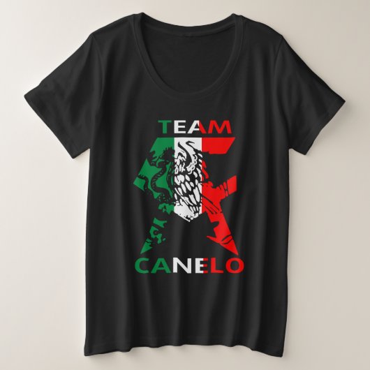 Canelo Mannen S Mexico Flag Alvarez Boxing Grote Maat T-shirt (Design voorkant)