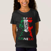 Canelo Mannen S Mexico Flag Alvarez Boxing T-shirt (Voorkant)