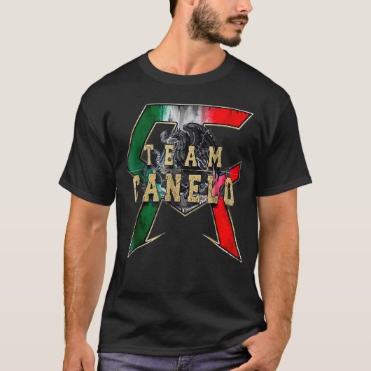 Canelos Funny Saul Alvarez Boxer T-Shirt (Voorkant)