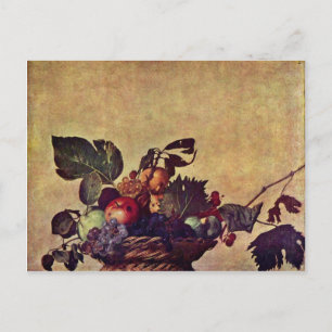 Canestra di frutta door Michelangelo Merisi da car Briefkaart