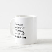 Canetti Quote Koffiemok (Voorkant links)