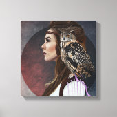 Caneva "Lady Owl" Canvas Afdruk (Voorkant)