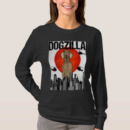 Canezilla Dogzilla Japans Wei Marana T-shirt (Voorkant)