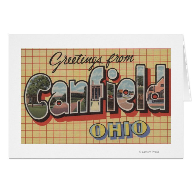 Canfield, Ohio - Large Letter Scenes (Voorkant Horizontaal)