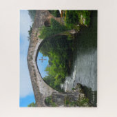 Cangas de Onis, Spanje Jigzaag Puzzle Legpuzzel (Verticaal)