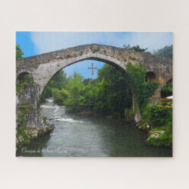 Cangas de Onis, Spanje Jigzaag Puzzle Legpuzzel