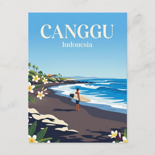 Canggu Indonesië Briefkaart (Voorkant)