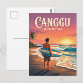 Canggu Indonesië Briefkaart (Voorkant / Achterkant)