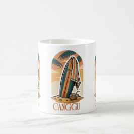 Canggu Sunset Surf – Vintage Tropical Beach Vibes Koffiemok