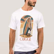 Canggu Sunset Surf – Vintage Tropische Strand Sfee