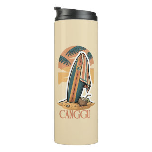 Canggu Sunset Surf – Vintage Tropische Strand Sfee Thermosbeker