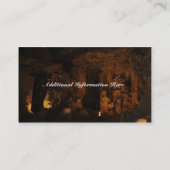 Cango Caves S. Africa Visitekaartjes (Achterkant)