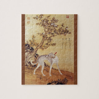 Cangshuiqiu 苍 水 虬 ~ Greyhound ~Giuseppe Castiglion Legpuzzel