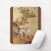 Cangshuiqiu 苍 水 虬 ~ Greyhound ~Giuseppe Castiglion Muismat (Met muis)