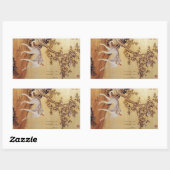 Cangshuiqiu 苍 水 虬 ~ Greyhound ~Giuseppe Castiglion Rechthoekige Sticker (Vel)